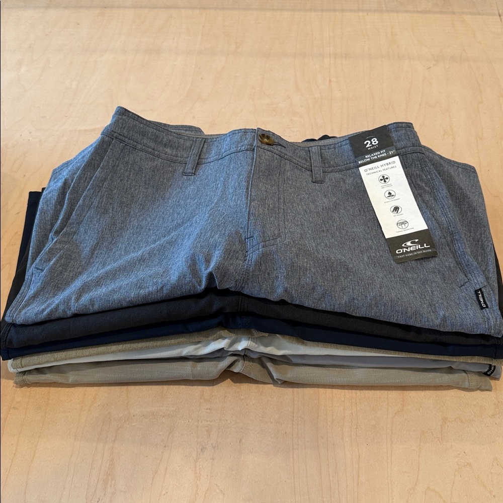 7 O'Neill Shorts - Hybrid - LOT OF 7 Shorts - Size 28